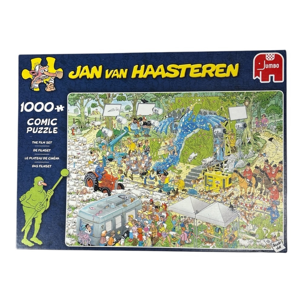 Jumbo Jan Van Haasteren 19074 The Film Set 1000 Pc  Jigsaw Puzzle 2018 MissingPc
